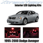 XtremeVision Interior LED for Chrysler Avenger 1995-2000 (10 Pieces) Red Interio