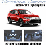 Xtremevision Interior LED for Mitsubishi Outlander 2014-2016 (3 Pieces) Cool White Interior LED Kit + Installation Tool