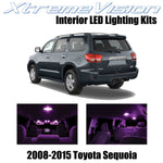 XtremeVision Interior LED for Toyota Sequoia 2008-2015 (13 Pieces) Pink Interior