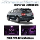 XtremeVision Interior LED for Toyota Sequoia 2008-2015 (13 Pieces) Pink Interior