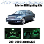 XtremeVision Interior LED for Lexus LS430 2001-2006 (9 Pieces) Green Interior LE