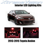 XtremeVision Interior LED for Toyota Avalon 2013-2015 (6 Pieces) Red Interior LE