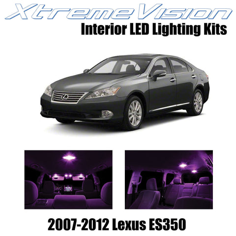 XtremeVision Interior LED for Lexus ES350 2007-2012 (7 Pieces) Pink Interior LED