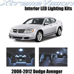 Xtremevision Interior LED for Dodge Avenger 2008-2012 (10 Pieces) Interior LED Kit + Installation Tool