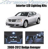 Xtremevision Interior LED for Dodge Avenger 2008-2012 (10 Pieces) Interior LED Kit + Installation Tool