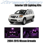 XtremeVision Interior LED for Nissan Armada 2004 -2015 (16 Pieces) Pink Interior