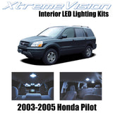 XtremeVision Interior LED for Honda Pilot 2003-2005 (10 Pieces) Cool White Inter