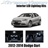 XtremeVision Interior LED for Dodge Dart 2012-2014 (6 Pieces) Pure White Interio