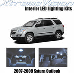 Xtremevision Interior LED for Saturn Outlook 2007-2009 (8 Pieces) Cool White Interior LED Kit + Installation Tool