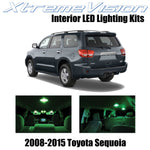 XtremeVision Interior LED for Toyota Sequoia 2008-2015 (13 Pieces) Green Interio