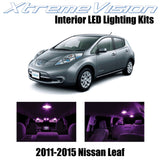 XtremeVision Interior LED for Nissan Leaf 2011-2015 (3 Pieces) Pink Interior LED