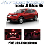 XtremeVision Interior LED for Nissan Rogue 2008-2014 (12 Pieces) Red Interior LE