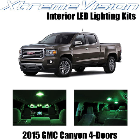 XtremeVision Interior LED for GMC Canyon 4-Door 2015+ (13 pcs)