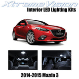XtremeVision Interior LED for Mazda 3 2014+ (6 Pieces) Pure White Interior LED K