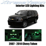 XtremeVision Interior LED for Chevy Tahoe 2007-2014 (12 Pieces) Green Interior L