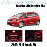 XtremeVision Interior LED for Honda Fit 2009-2013 (6 Pieces) Red Interior LED Ki