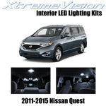 XtremeVision Interior LED for Nissan Quest 2011-2015 (8 Pieces) Pure White Inter