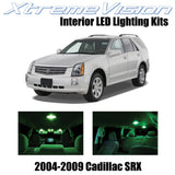 XtremeVision Interior LED for Cadillac SRX 2004-2009 (12 Pieces) Green Interior