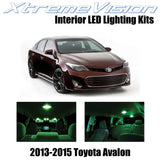 XtremeVision Interior LED for Toyota Avalon 2013-2015 (6 Pieces) Green Interior