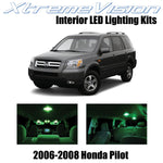 XtremeVision Interior LED for Honda Pilot 2006-2008 (12 Pieces) Green Interior L