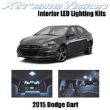 XtremeVision Interior LED for Dodge Dart 2015+ (10 Pieces) Cool White Interior L