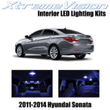 XtremeVision Interior LED for Hyundai Sonata 2011-2014 (8 Pieces) Blue Interior