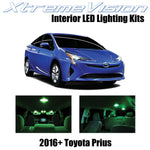 XtremeVision Interior LED for Toyota Prius 2016+ (10 Pieces) Green Interior LED