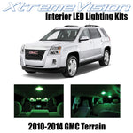 XtremeVision Interior LED for GMC Terrain 2010-2014 (5 Pieces) Green Interior LE