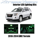 XtremeVision Interior LED for GMC Terrain 2010-2014 (5 Pieces) Green Interior LE