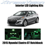 XtremeVision Interior LED for Hyundai Elantra GT Hatchback 2015+ (9 Pieces) Gree