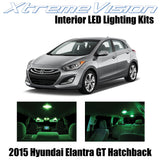 XtremeVision Interior LED for Hyundai Elantra GT Hatchback 2015+ (9 Pieces) Gree