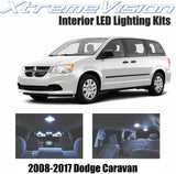 Xtremevision Interior LED for Dodge Grand Caravan 2008-2017 (16 Pieces) Cool White Interior LED Kit + Installation Tool