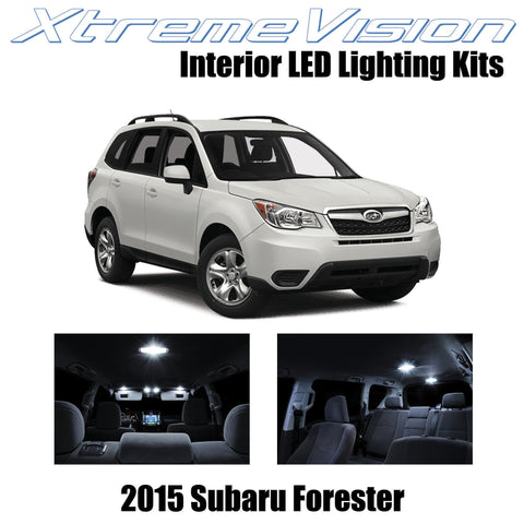 XtremeVision Interior LED for Subaru Forester 2015+ (8 Pieces) Pure White Interi