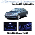 XtremeVision Interior LED for Lexus LS430 2001-2006 (9 Pieces) Blue Interior LED