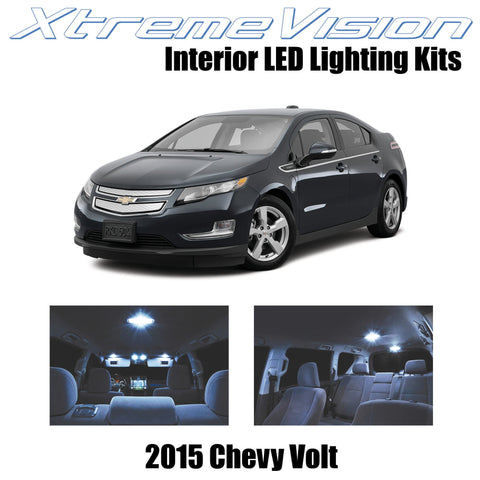 XtremeVision Interior LED for Chevy Volt 2015+ (12 Pieces) Cool White Interior L