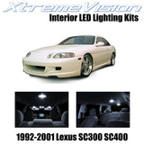 XtremeVision Interior LED for Lexus SC300 SC400 1992-2001 (5 Pieces) Pure White