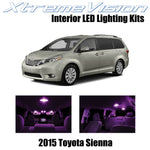 XtremeVision Interior LED for Toyota Sienna 2015+ (13 Pieces) Pink Interior LED
