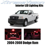 XtremeVision Interior LED for Ford F-150 2004-2008 (5 Pieces) Red Interior LED K