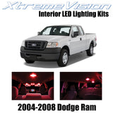 XtremeVision Interior LED for Ford F-150 2004-2008 (5 Pieces) Red Interior LED K