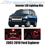XtremeVision Interior LED for Ford Explorer 2002-2010 (10 Pieces) Red Interior L
