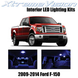 XtremeVision Interior LED for Ford F-150 2009-2014 (12 Pieces) Blue Interior LED