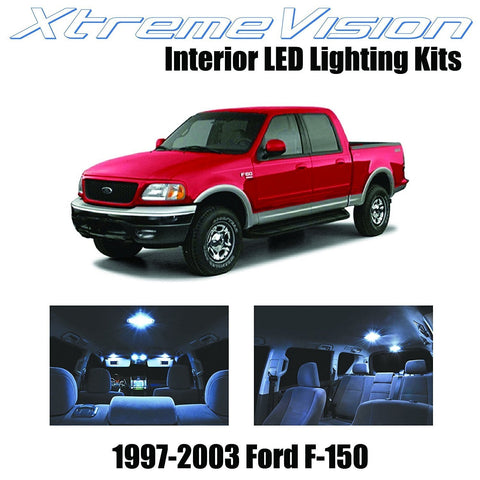 XtremeVision LED for Ford F-150 1997-2003 (10 Pieces) Cool White Premium Interior LED Kit Package+Installation Tool