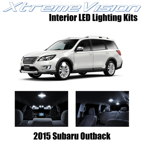 XtremeVision Interior LED for Subaru Outback 2015+ (12 Pieces) Pure White Interi