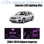 XtremeVision Interior LED for Subaru Impreza 2004-2014 (6 Pieces) Pink Interior