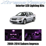 XtremeVision Interior LED for Subaru Impreza 2004-2014 (6 Pieces) Pink Interior