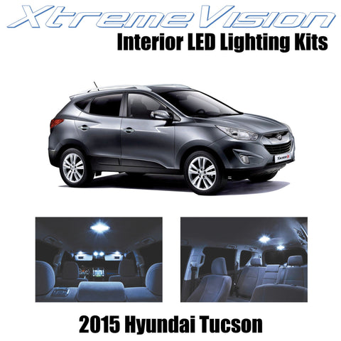 XtremeVision Interior LED for Hyundai Tucson 2015+ (8 Pieces) Cool White Interio