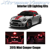 XtremeVision Interior LED for Mini Cooper Coupe 2015+ (11 Pieces) Red Interior L