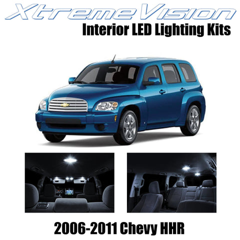 XtremeVision Interior LED for Chevy HHR 2006-2011 (11 Pieces) Pure White Interio