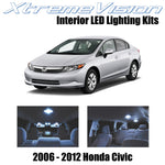 XtremeVision Interior LED for Honda Civic 2006-2012 (10 Pieces) Cool White Inter