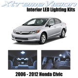 XtremeVision Interior LED for Honda Civic 2006-2012 (10 Pieces) Cool White Inter
